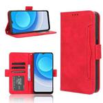 For Blackview A53 / A53 Pro Skin Feel Calf Texture Card Slots Leather Phone Case(Red)