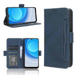 For Blackview A53 / A53 Pro Skin Feel Calf Texture Card Slots Leather Phone Case(Blue)