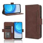 For Blackview A53 / A53 Pro Skin Feel Calf Texture Card Slots Leather Phone Case(Brown)