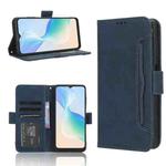 For Blackview Oscal C30 / C30 Pro Skin Feel Calf Texture Card Slots Leather Phone Case(Blue)