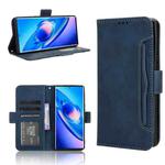 For Blackview A200 Pro Skin Feel Calf Texture Card Slots Leather Phone Case(Blue)