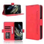 For Blackview Wave 8 / 8C / Oscal Flat 2 Skin Feel Calf Texture Card Slots Leather Phone Case(Red)