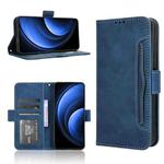 For Blackview Oscal Tiger 13 Skin Feel Calf Texture Card Slots Leather Phone Case(Blue)