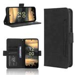 For Nokia XR21 Skin Feel Calf Texture Card Slots Leather Phone Case(Black)