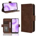 For Ulefone Note 15 Skin Feel Calf Texture Card Slots Leather Phone Case(Brown)
