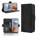 For ZTE Blade A73 4G / V50 Design 4G Skin Feel Calf Texture Card Slots Leather Phone Case(Black)