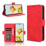 For ZTE Blade A73 5G Skin Feel Calf Texture Card Slots Leather Phone Case(Red)