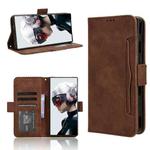 For ZTE nubia Red Magic 9 Pro+ Skin Feel Calf Texture Card Slots Leather Phone Case(Brown)