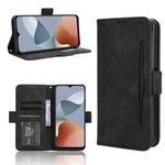For ZTE Blade A34 Skin Feel Calf Texture Card Slots Leather Phone Case(Black)