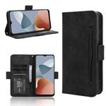 For ZTE Blade A54 Skin Feel Calf Texture Card Slots Leather Phone Case(Black)