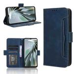 For ZTE Libero 5G IV Skin Feel Calf Texture Card Slots Leather Phone Case(Blue)