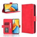 For ZTE Axon 60 Lite / Blade V60 Vita Skin Feel Calf Texture Card Slots Leather Phone Case(Red)