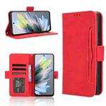 For ZTE Blade A75 4G Skin Feel Calf Texture Card Slots Leather Phone Case(Red)