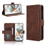 For ZTE nubia Z60S Pro Skin Feel Calf Texture Card Slots Leather Phone Case(Brown)