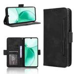 For ZTE Blade A35 Skin Feel Calf Texture Card Slots Leather Phone Case(Black)