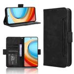 For ZTE Blade A75 5G Skin Feel Calf Texture Card Slots Leather Phone Case(Black)