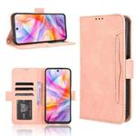 For ZTE Blade V70 Design 4G Skin Feel Calf Texture Card Slots Leather Phone Case(Pink)