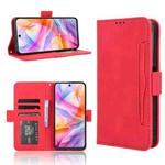 For ZTE Blade V70 Design 4G Skin Feel Calf Texture Card Slots Leather Phone Case(Red)