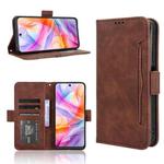 For ZTE Blade V70 Design 4G Skin Feel Calf Texture Card Slots Leather Phone Case(Brown)