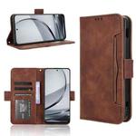 For ZTE nubia Focus Pro 5G Skin Feel Calf Texture Card Slots Leather Phone Case(Brown)