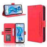 For ZTE nubia S 5G A403ZT Skin Feel Calf Texture Card Slots Leather Phone Case(Red)