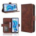 For ZTE nubia S 5G A403ZT Skin Feel Calf Texture Card Slots Leather Phone Case(Brown)