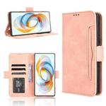 For ZTE nubia Z70 Ultra Skin Feel Calf Texture Card Slots Leather Phone Case(Pink)