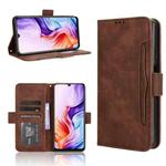 For ZTE Blade V70 Max Skin Feel Calf Texture Card Slots Leather Phone Case(Brown)
