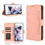 For ZTE nubia Red Magic 10 Air Skin Feel Calf Texture Card Slots Leather Phone Case(Pink)