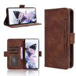 For ZTE nubia Red Magic 10 Air Skin Feel Calf Texture Card Slots Leather Phone Case(Brown)