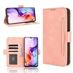 For ZTE Blade A76 5G Skin Feel Calf Texture Card Slots Leather Phone Case(Pink)