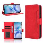 For ZTE Blade A36 4G Skin Feel Calf Texture Card Slots Leather Phone Case(Red)