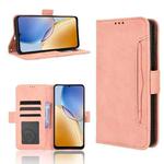 For ZTE Blade A56 4G Skin Feel Calf Texture Card Slots Leather Phone Case(Pink)