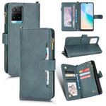 For vivo Y21 2021 / Y21s / Y33 Litchi Texture Zipper Leather Phone Case(Green)