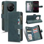 For Sharp Aquos R8 Pro / Leica Leitz Phone 3 Litchi Texture Zipper Leather Phone Case(Green)