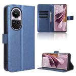 For OPPO Reno10 / Reno10 Pro Global Diamond Texture Leather Phone Case(Blue)