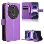 For OPPO Find X7 5G Diamond Texture Leather Phone Case(Purple)