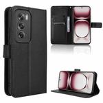 For OPPO Reno12 5G Global Diamond Texture Leather Phone Case(Black)