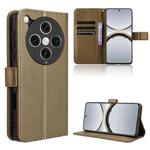 For OPPO Find X8 Pro Diamond Texture Leather Phone Case(Brown)