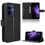 For OPPO Reno13 F 4G / 5G Diamond Texture Leather Phone Case(Black)