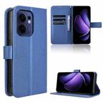 For OPPO Reno13 F 4G / 5G Diamond Texture Leather Phone Case(Blue)