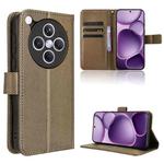 For OPPO Find X8s+ 5G Diamond Texture Leather Phone Case(Brown)