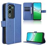 For OPPO A5 4G / 5G Global Diamond Texture Leather Phone Case(Blue)