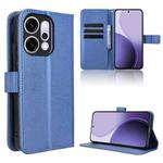 For OPPO Reno14 5G Global Diamond Texture Leather Phone Case(Blue)