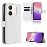 For OPPO A5x 4G / 5G Global Diamond Texture Leather Phone Case(White)