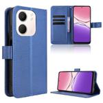 For OPPO A5x 4G / 5G Global Diamond Texture Leather Phone Case(Blue)