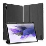 For Samsung Galaxy Tab S9+ DUX DUCIS Domo Series Cloth Texture Magnetic Leather Tablet Case(Black)