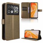 For Cubot P90 Diamond Texture Leather Phone Case(Brown)