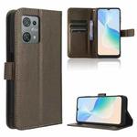 For Blackview Oscal C30 / C30 Pro Diamond Texture Leather Phone Case(Brown)