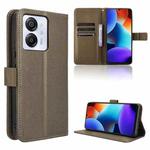 For Blackview Color 8 / Oscal Modern 8 Diamond Texture Leather Phone Case(Brown)